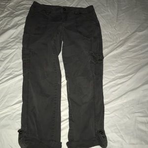 grey cargo capree pants